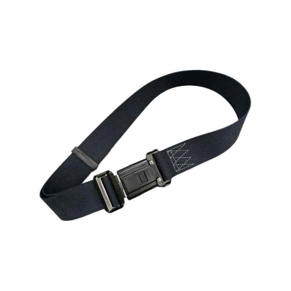 N型ワンタッチバックル胴ベルト 黒色 長さ1200ｍｍ 幅50ｍｍ 取寄品 ポリマーギヤ one t...