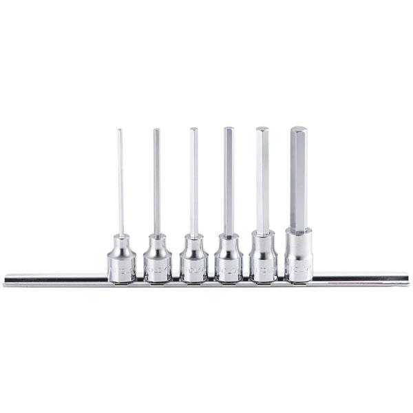 3/8 ヘックスソケット ロング ホルダー7点セット ※取寄品 MITOLOY H307ML