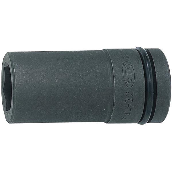 8/8 インパクトレンチ用ソケット ロングタイプ(6角)36mm ※取寄品 MITOLOY P8L-...