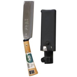 鋼典 鋼付両刃鞘鉈180mm 五十嵐刃物工業 C-14