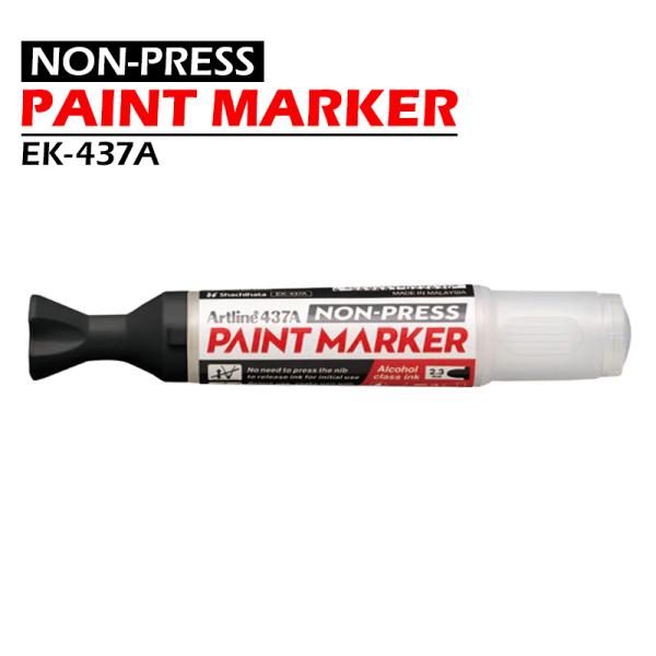Artline ノンプレスペイントマーカー 黒 取寄品 シヤチハタ EK-437A