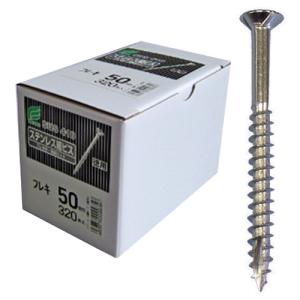 ステンレス細ビス 徳用箱入 3.8x65mm 1箱240本価格 ※取寄品 ウイング