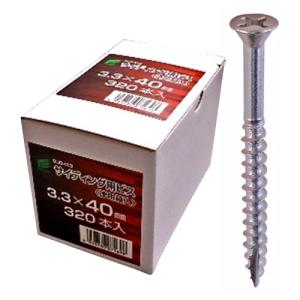 金具留ビス 「ディスゴ」 木下地用ビス サイディング金具 Φ3.8×35mm