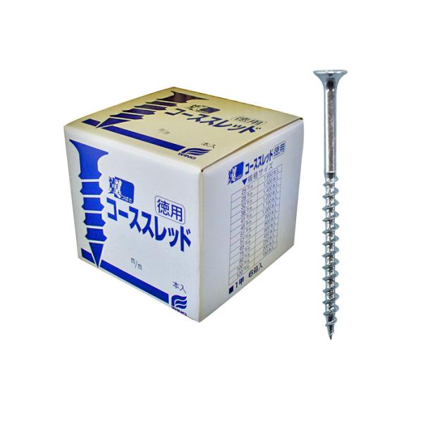 翼 木工ビス(コーススレッド) 半ネジ  4.5x90mm 徳用箱 1箱250本価格 ウイング 70...