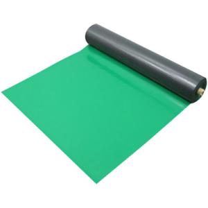 エンビシート 緑 0.5mmt×1000mm幅×30m巻(1本価格) メーカー直送品代引利用不可 個...