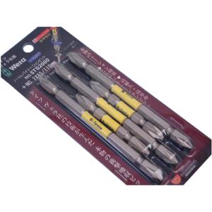ノーマルバイトーションビット +2 5本組 65mm(2本) 110mm(3本) Wera(ヴェラ)...