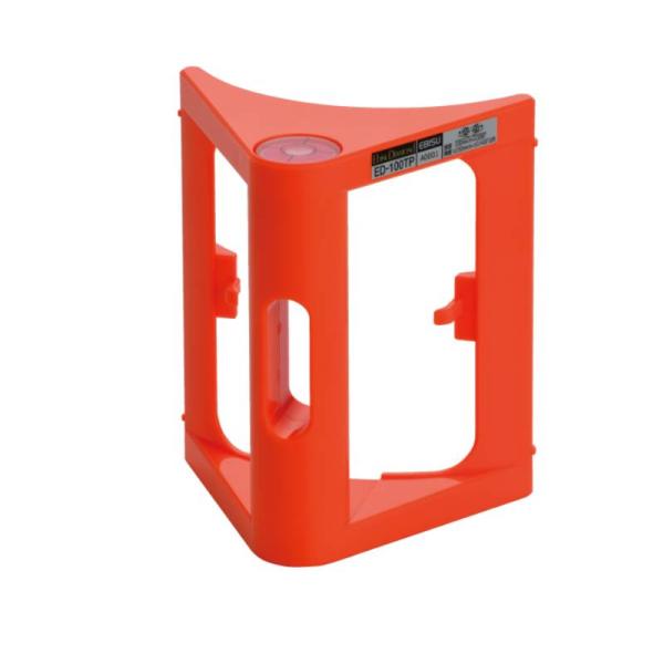 電柱用水平器 蛍光レッド 1/100テーパー用 取寄品 EBISU(エビス) ED-100TP