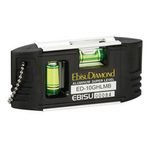 G-ハンディレベル(磁石付)22×46.5×100mm【ブラック】 EBISU(エビス) ED-10...