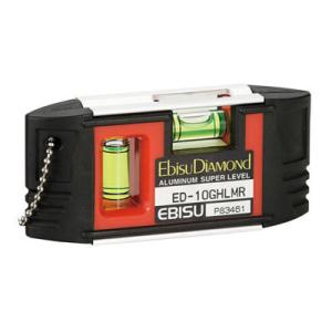 G-ハンディレベル(磁石付)22×46.5×100mm【レッド】 EBISU(エビス) ED-10G...