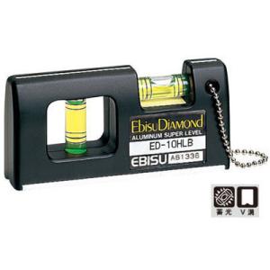 ハンディレベル-2 20×46×100mm【ブラック】 EBISU(エビス) ED-10HLB