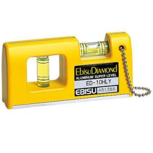 磁石付ハンディレベル-2 20×46×100mm【イエロー】 EBISU(エビス) ED-10HLM...