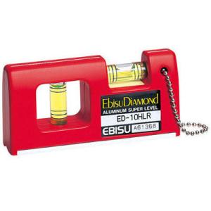 ハンディレベル-2 20×46×100mm【レッド】 EBISU(エビス) ED-10HLR