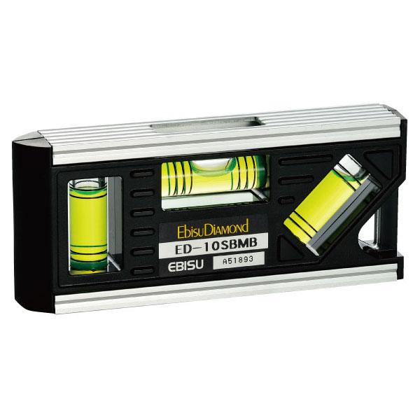 ミニレベル 設備レベル 多用途用 16×43×100 ブラック 取寄品 EBISU(エビス) ED-...