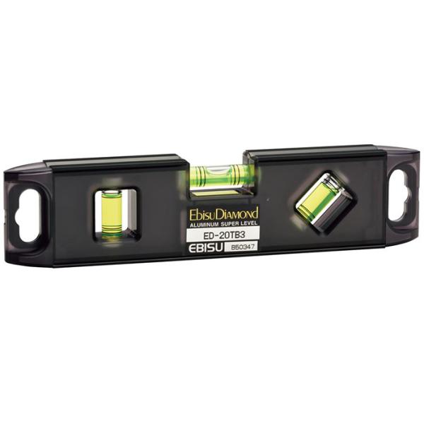 ミニレベル トビサンレベル 足場組立用 200 黒(スケルトン)×グリーン 取寄品 EBISU(エビ...