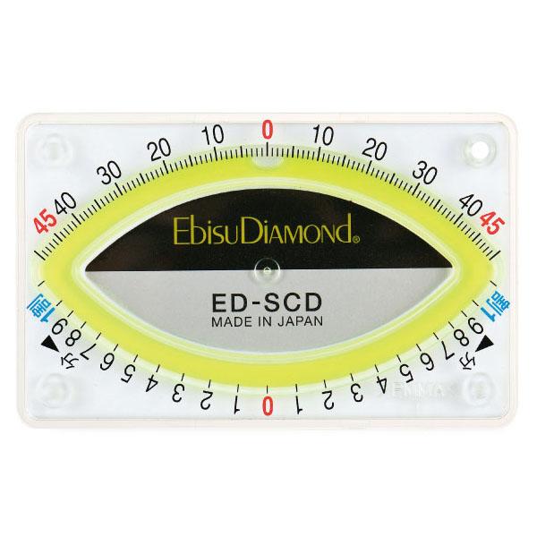 角度測定水平器 スラントカードレベル 多用途用 ホワイト×グリーン 取寄品 EBISU(エビス) E...