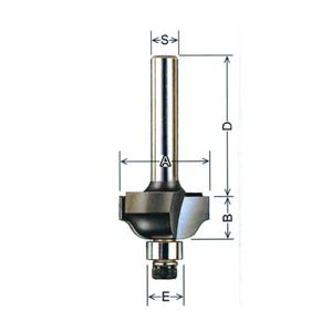 コーナービット ヒョウタン面【トリマー用】1.5分 大日商 HY1.5