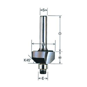 コーナービット 平貴丁面【トリマー用】2.0分 大日商 HR2