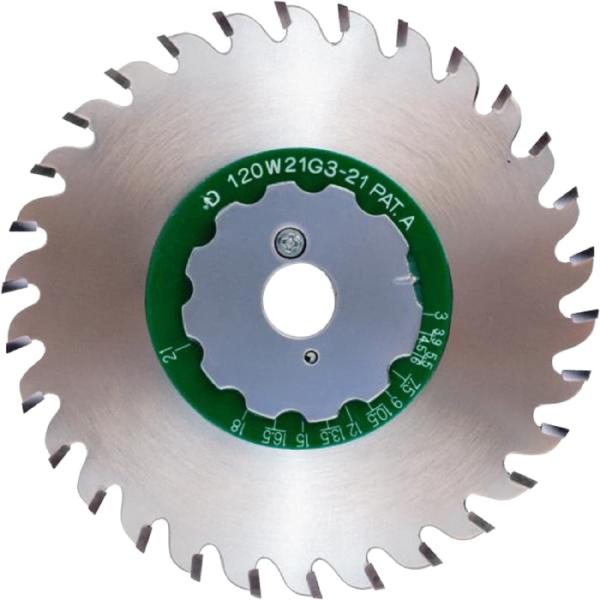 自在ミゾ切カッター 電動ミゾ切り用(3〜21mmタイプ) 30枚刃 両側研磨 大日商 AJ-W21G