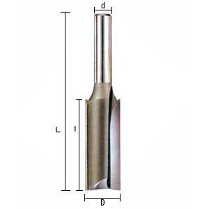 ★超硬ストレートビット【ルーター用】 12x25（2p） 大日商 S1225