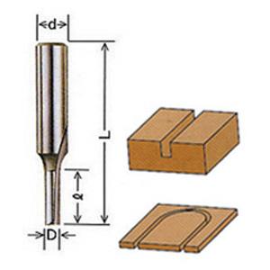 超硬ソリッドストレートビット【トリマー用】 6×5（2P) 大日商 SO65