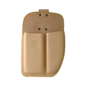 剪定鋏&amp;折込鋸サック ２丁差し 大型 OK(岡田製作所) S6634