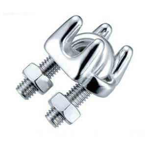 ワイヤークリップSUS316 シンプルタイプ ワイヤー径4 浅野金属工業 AK15203