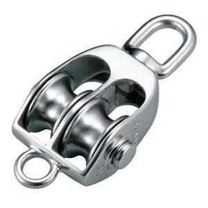 AKブロックS型 サイズ50×2車 浅野金属工業 AK1641