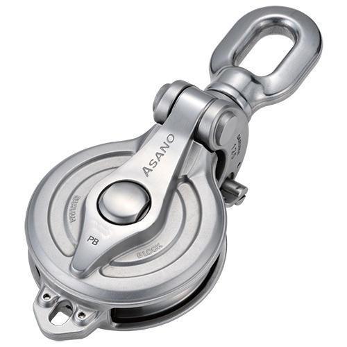 強力ダルマブロックPB型 1車 サイズ(シーブ径) 150mm 取寄品 浅野金属工業 AK1855