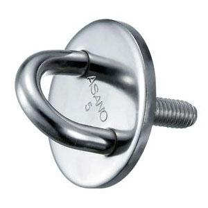 ねじ込みラウンドアイ アンカープラグ付 サイズ8 浅野金属工業 AK3017