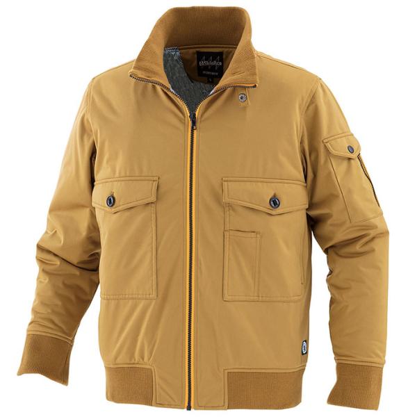 タスクフォース 中綿ブルゾン ベージュ Sサイズ 取寄品 大川被服 00108-C3