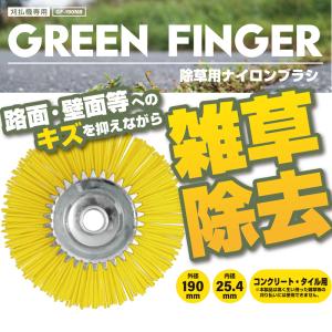 除草用ナイロンブラシ GREEN FINGER...の詳細画像1
