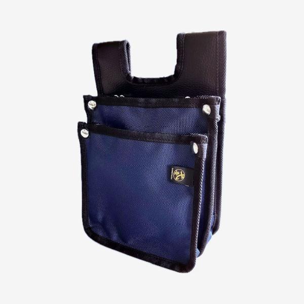 2段式 強化型腰袋 Next (高強度ナイロン製) 内ポケット無し 濃紺 取寄品 鳶壱 NXT-N1...