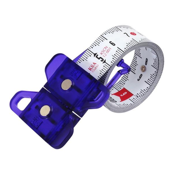 スパイラルメジャー 全長2.1m パープル 取寄品 新潟精機 SMT-200PU