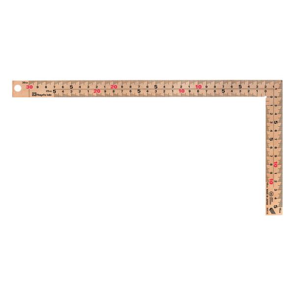 金曲尺 30cm 快段目盛 厚手広巾 金鷲 ピンクゴールド 取寄品 新潟精機 PGMT-30CKD