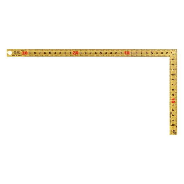 金鷲 金曲尺 30cm/1尺 併用目盛 快段目盛 取寄品 新潟精機 GSHD-3010KD
