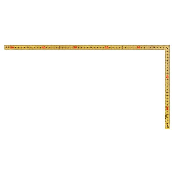 金鷲 金曲尺 50cm/1尺5寸 併用目盛 快段目盛 取寄品 新潟精機 GSHD-5015KD