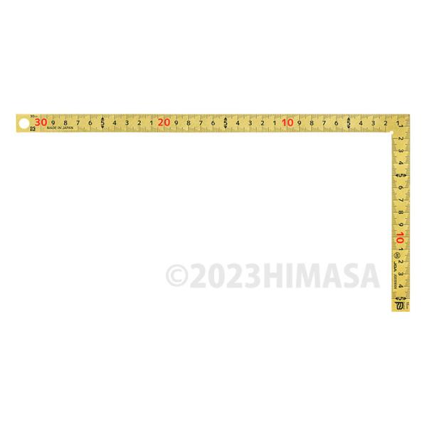 金鷲 金曲尺 30cm フラット3 快段目盛 取寄品 新潟精機 FLAT3-G30C