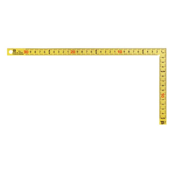金鷲 金曲尺 30cm フラット3 併用目盛 (表30cm/裏1尺) 取寄品 新潟精機 FLAT3-...