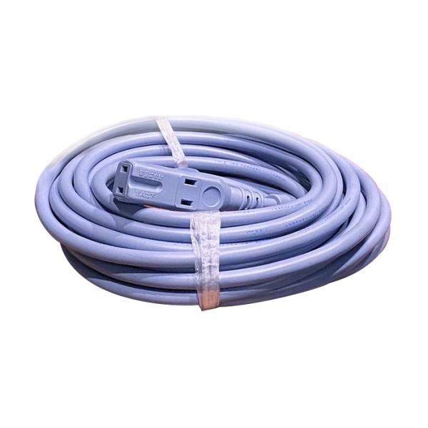 ソフト延長コード 15A 10M アースカラー グレイッシュブルー 取寄品 フジマック JE-151...