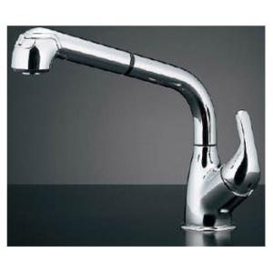 シングルレバー引出し混合栓 ※メーカー直送品 カクダイ 118-039