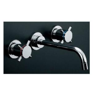 壁付2ハンドル混合栓 カクダイ 125-001