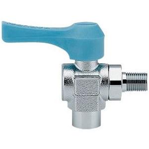 アングル型ミニチュアボールバルブ 呼称3 ※取寄品 カクダイ 651-853-3