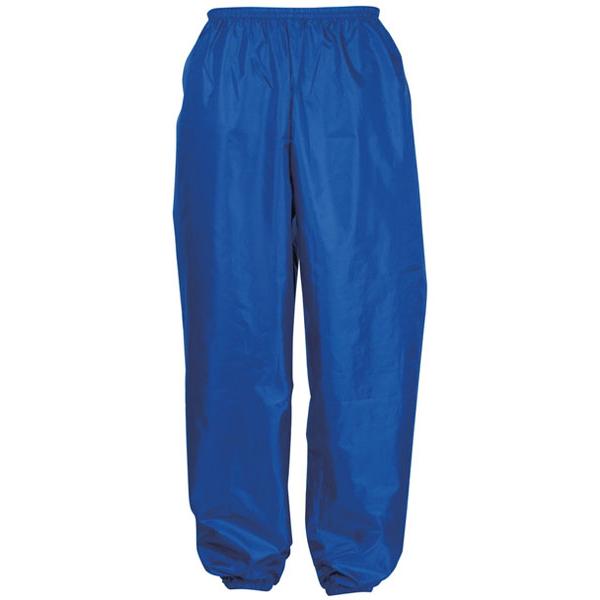 ポリエステルパンツ(裾ゴム付) ブルー 3Lサイズ ※取寄品 カジメイク 2214-45-3L