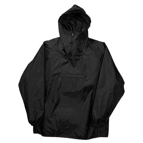 ポリエステルヤッケ ブラック LLサイズ ※取寄品 カジメイク 2205-91-LL