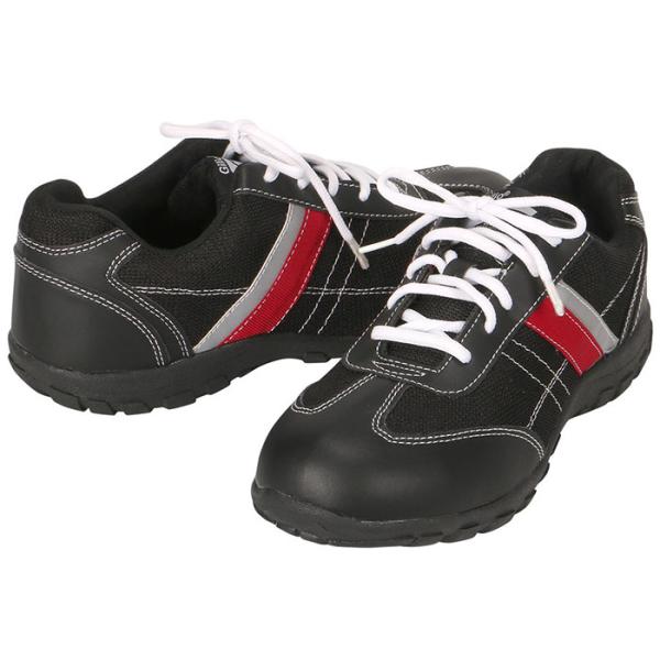 GILIO SAFETY SHOES ブラック 24.5cm 取寄品 カジメイク 4000