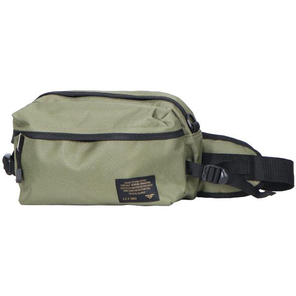 ウエストバッグ カーキ 2.5L ※取寄品 カジメイク 9104