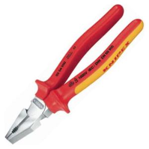 強力絶縁ペンチ 225mm KNIPEX(クニペックス) 0206-225