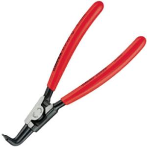 軸用スナップリングプライヤー 125mm 曲 チップ径0.8mm KNIPEX(クニペックス) 46...