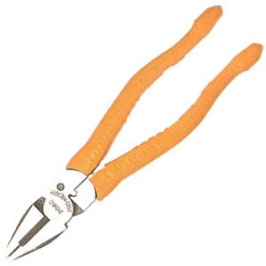 強力圧着ペンチ 200mm 成形カバー・脱皮穴付 メリー(室本鉄工) 2060-200