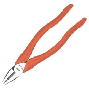 軽量(スリム)ペンチ(成形カバー・脱皮穴なし) 呼び寸法：185 メリー(室本鉄工) #2080N-...